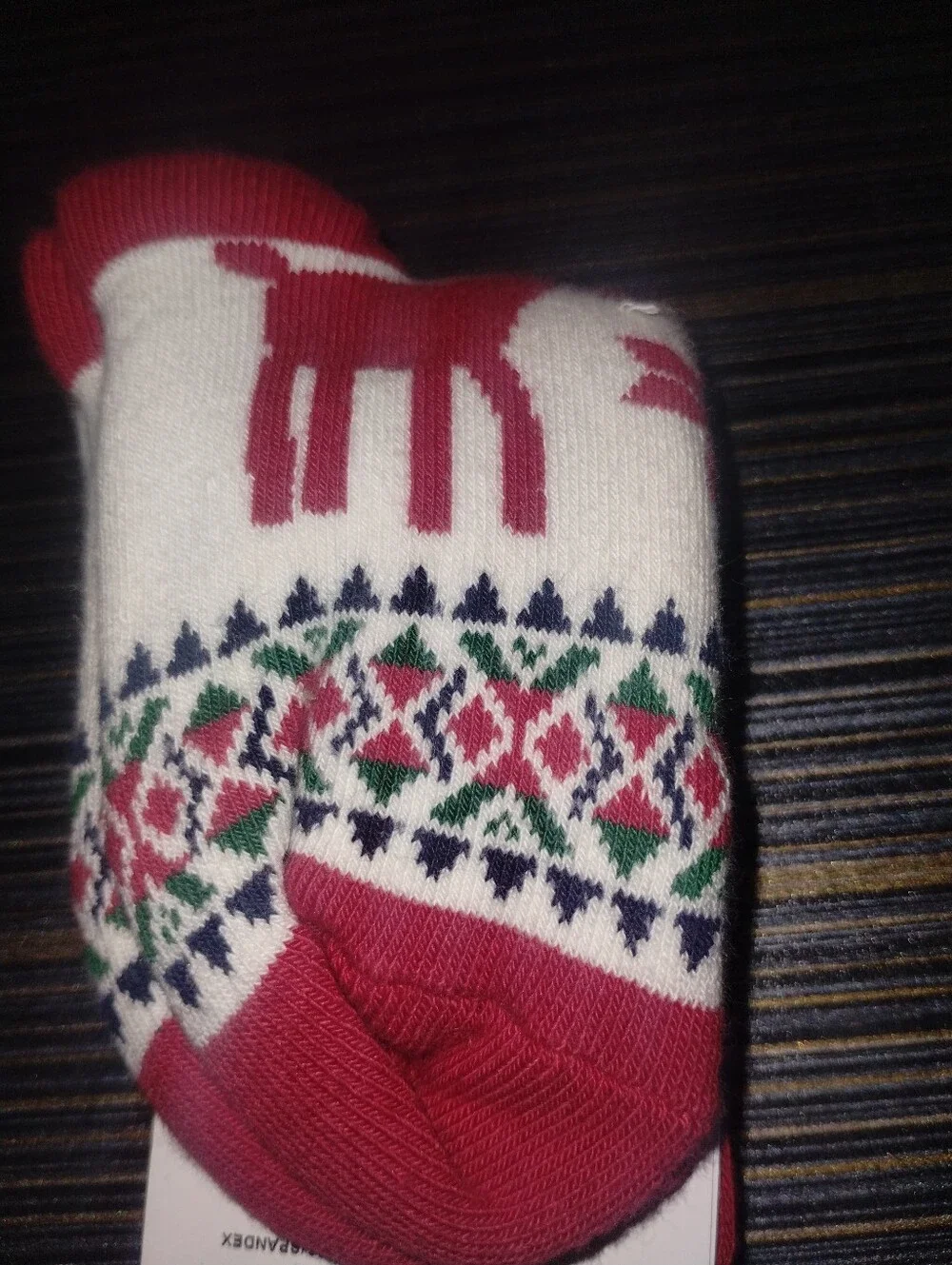 NEW Hanna Andersson Dear Deer Holiday Crew Unisex Toddler Kids Boys Girls Socks